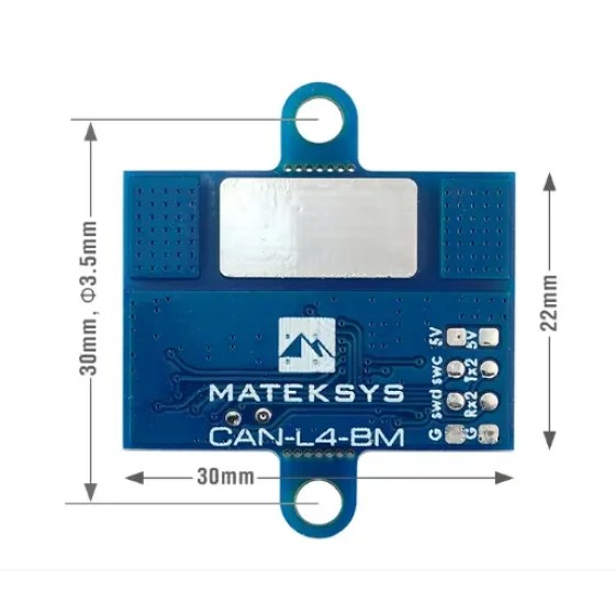 Mateksys CAN-L4-BM AP_PERIPH CAN DIGITAL POWER MONITOR  RC Airplane Multirotors Fixed Wings